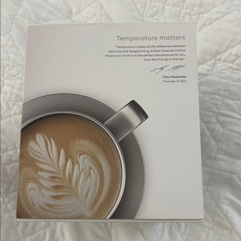 NWT Ember Stainless Steel Temperature Control Mug 10oz